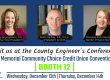 CGA Engineers Mindy, Matt, and Theresa will be staffing the booth at the County Engineer's Conference