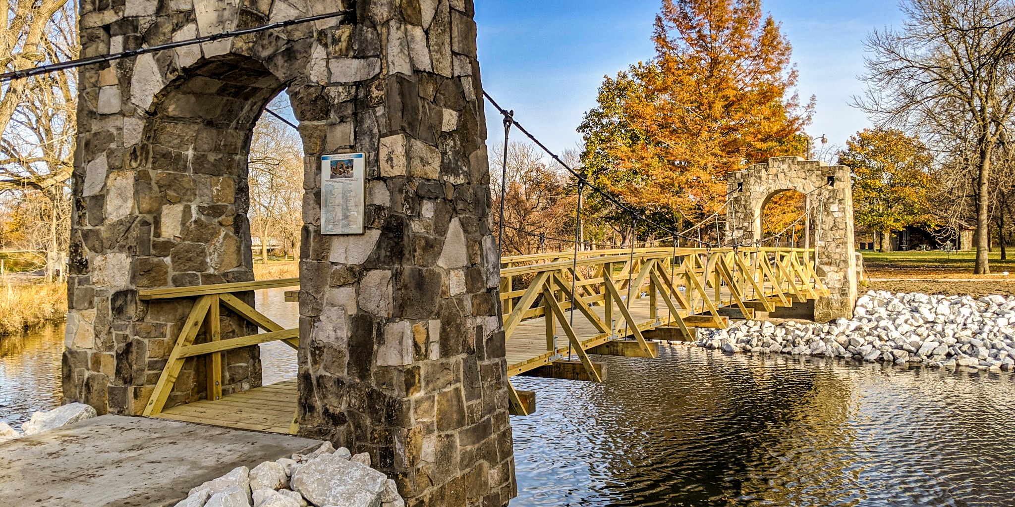 Story City Historic Swinging Bridge-Edited